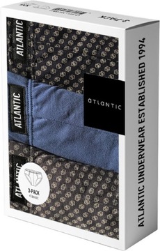 ATLANTIC SLIPY MĘSKIE MAJTKI 3MP112 CLASSIC 3PAK M