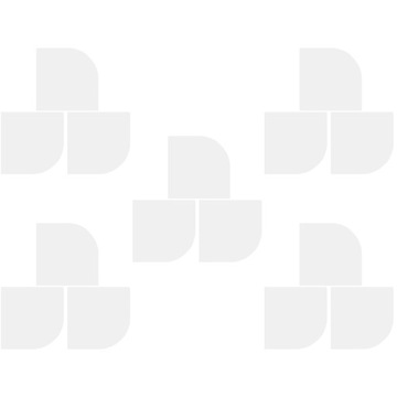 Полка угловая Монтессори Белый 15 шт.