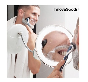 СВЕТОДИОДНОЕ КОСМЕТИЧЕСКОЕ ЗЕРКАЛО УВЕЛИЧИТЕЛЬНАЯ ПРИСОСКА