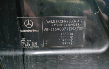 4× DISK HLINÍK MERCEDES-BENZ OE A1694011002 W169 6.0" X 16" 5X112 ET 46