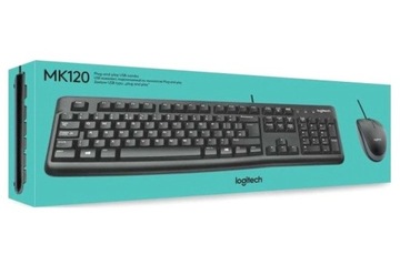 Zestaw klawiatura + mysz Logitech Desktop MK120
