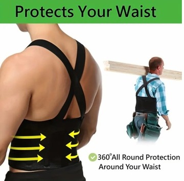 СУПЕР ПОЯС для поясничного отдела позвоночника от болей в спине, укрепляющий ортез размер: М