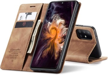 Etui Case z klapką Caseme do Samsung Galaxy A31 jasny brąz
