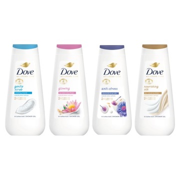 Żel pod prysznic Dove Advanced Care mix Nourishing Anti-Stress 3x 225 ml