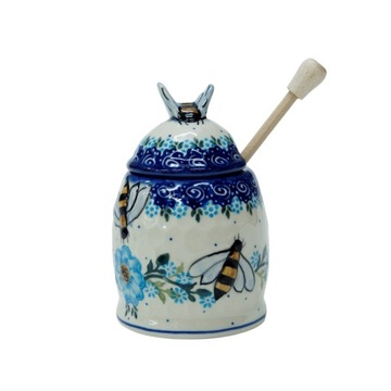 Ceramiczny pojemnik na miód Bolesławiec