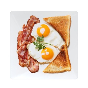 4x КВАДРАТНЫЕ ПЛАСТИКОВЫЕ ТАРЕЛКИ ТОЛЩИНОЙ 20,5 СМ, НАБОР 4 ШТ.