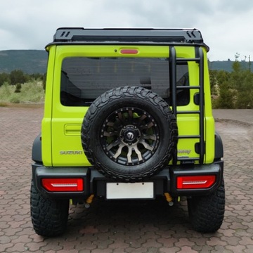NÁRAZNÍK PŘEDNÍ + KUFR STŘEŠNÍ ŽEBŘÍK OFD SUZUKI JIMNY 18+