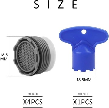 4 шт. M18.5 КРАН АЭРАЦИИ И 1 ВЫХОДНОЙ ФИЛЬТР С ОТКРЫТЫМ КЛЮЧОМ