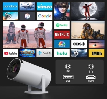 ПОРТАТИВНЫЙ СМАРТ-ПРОЕКТОР WIFI FULL HD ТВ-ПРОЕКТОР