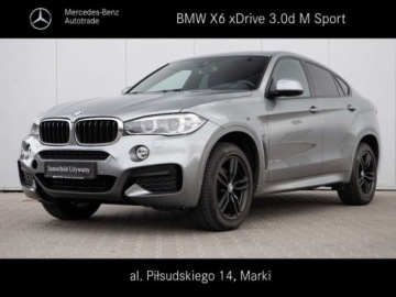 BMW X6 F16 Crossover xDrive30d 258KM 2017 BMW X6 xDrive30d M Sport Salon Polska Autotrade 3.0 Diesel 258KM