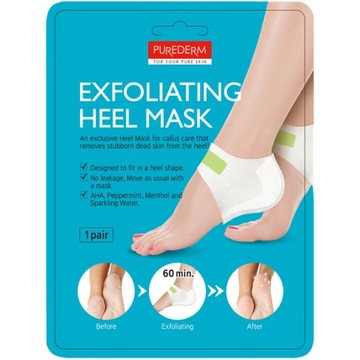 PUREDERM - Exfoliating Heel Mask, 1szt. - maska
