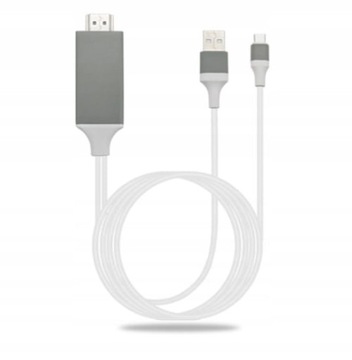 Адаптер-конвертер Lightning-кабель HDMI FHD USB iPhone iPad