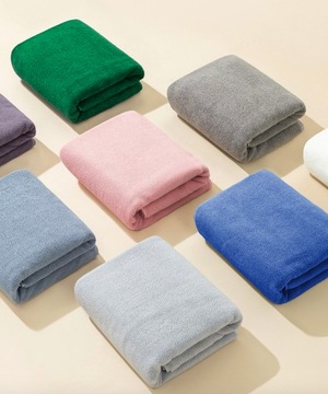 Полотенце банное 50х100, микрофибра, быстросохнущее, впитывающее, ЦВЕТА, МЯГКОЕ
