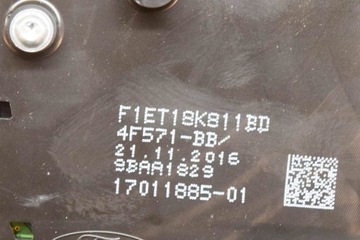 FORD KUGA MK2 C520 RÁDIO PŘEHRÁVAČ MUZICKÝ KNOFLÍKY ŘÍZENÍ F1ET-18K8