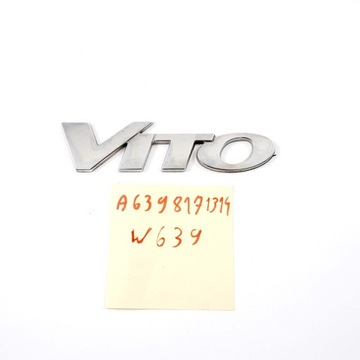 Mercedes W639 Эмблема Надпись Vito A6398171314