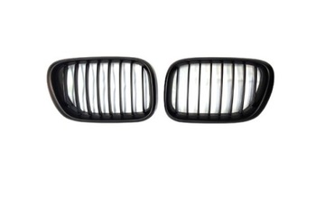 BMW X5 E53 00-03 MŘÍŽKY LEDVINA ČERNÉ MATT