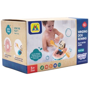 ЗАВОДНАЯ ИГРУШКА ДЛЯ ВАННЫ КОРАБЛЯ ВУПИ ЗАВОДНАЯ ИГРУШКА