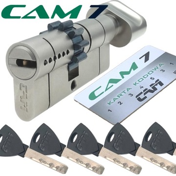 ANTYWŁAMANIOWA WKŁADKA CAM7 Z GAŁKĄ G40/30 ZĘBATKA KLASA 5.D NIKIEL
