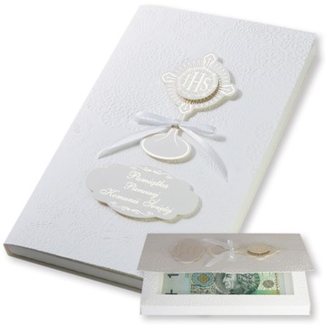 Pudełko na pieniądze komunia pamiątka komunii 3D 3