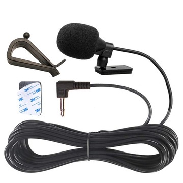 MIKROFON DO RADIA/GPS/DVD SAMOCHODOWY Z KLIPSEM/TAŚMA WTYK 2,5mm KABEL 3 m