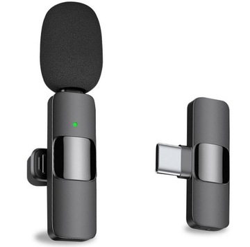 Mikrofon bezprzewodowy krawatowy do USB-C Type-C