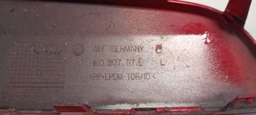 LEVÝ LIŠTA NÁRAZNÍKU PŘEDNÍHO PŘEDNÍ VOLKSWAGEN GOLF V JETTA 1K0807717