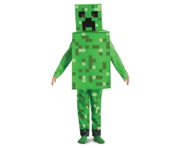 Strój przebranie Creeper Minecraft gra 7-8 lat