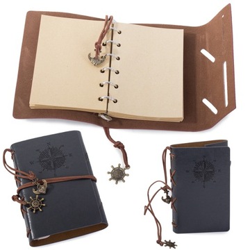 NOTES PODRÓŻNIKA PAMIĘTNIK DZIENNIK RETRO VINTAGE