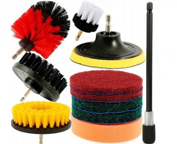 Набор щеток для дрели Kraft&Dele KD10996, 11 шт.