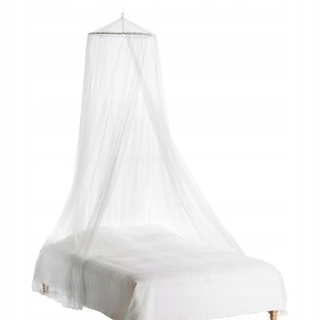 MOSKITIERA NAD ŁÓZKO 2os DUŻY BALDACHIM DO SYPIALNI NA OWADY KOMARY BIAŁA