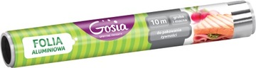 ФОЛЬГА АЛЮМИНИЕВАЯ ГОСИА С ТиСНЕНИЕМ, РУЛОН 10 м