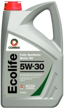 OLEJ SYNTETYCZNY COMMA ECOLIFE 5W30 5L