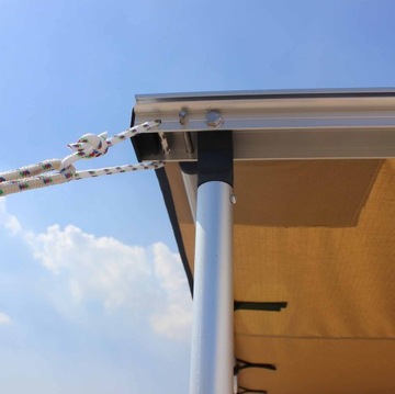 Боковой навес 2,5х2,5м (рольставни/тент) для багажника на крышу