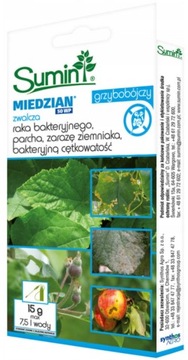 Sumin Miedzian 50 WP 15g środek grzybobójczy