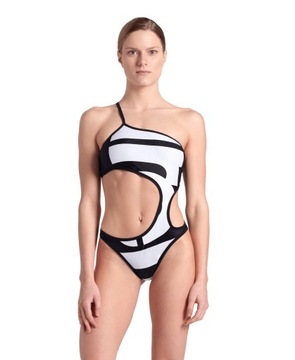Strój kąpielowy damski jednoczęściowy Arena Women's Logo Single R.D36|S