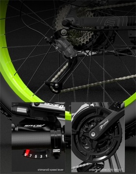 Складной электрический велосипед 1000 Вт 40 км/ч 120 км 26 *4,0 дюйма Fabike