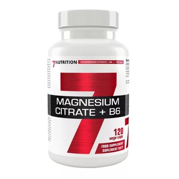 Cytrynian Magnezu 120 kaps MAGNEZ 7NUTRITION