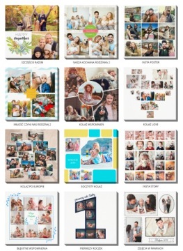 Фотокартина Коллаж из фотографий на холсте 30х30 в подарок
