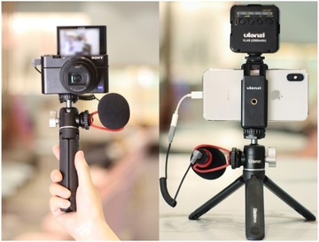 Mini Statyw stołowy z Uniwersalną głowicą kulową do VLOG TikTok YouTube