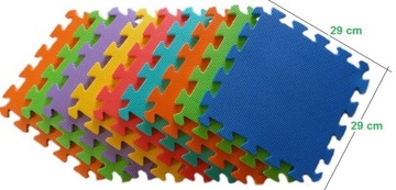 БОЛЬШОЙ КОВРИК ИЗ ПЕНЫ 116x116 ТОЛСТАЯ ПАЗЗЛ ИЗ ПЕНЫ