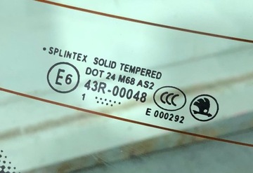 OCTAVIA 2 II HB SKLO (OKNO) KRYT ZADNÍ KUFRU | 2010