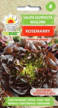Sałata głowiasta masłowa Rosemarry 1g TORAF