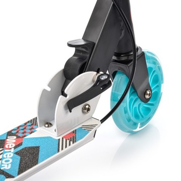 ДЕТСКИЙ СКУТЕР METEOR DRAGON FOLDABLE ABEC-7 82A два светодиодных тормоза