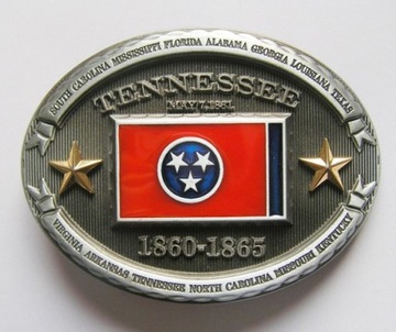 TENNESSEE klamra zapinka kopla do pasa USA stan