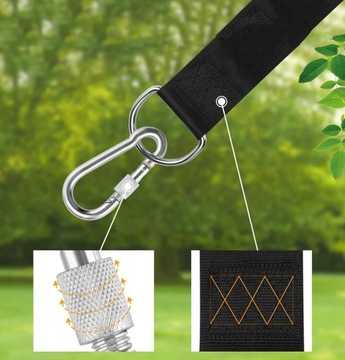 КОМПЛЕКТ ИЗ 2 РЕМНЕЙ ДЛЯ КАЧЕШЕЙ ДЕРЕВЬЯ, КОМПЛЕКТ ИЗ 2 РЕМНЕЙ ДЛЯ ПОДВЕСКИ