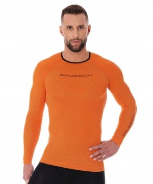 Koszulka męska Brubeck 3D RUN PRO orange XL