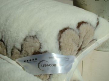 ПОСТЕЛЬНОЕ ПОСТЕЛЬНОЕ ИЗ ШЕРСТИ МЕРИНОСА, ШЕРСТЬ, 160X200