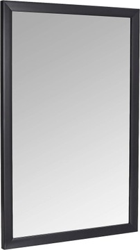 Lustro ścienne prostokąt 60 x 90 cm Czarna Rama S