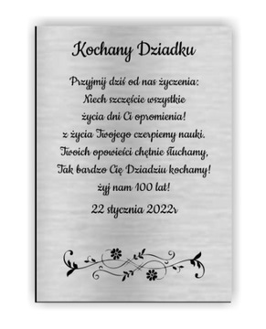 tabliczka życzenia WALENTYNKA GRAWER WALENTYNKI A6