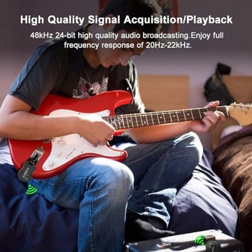 Цифровая беспроводная гитарная система 5,8 ГГц LEKATO WS50